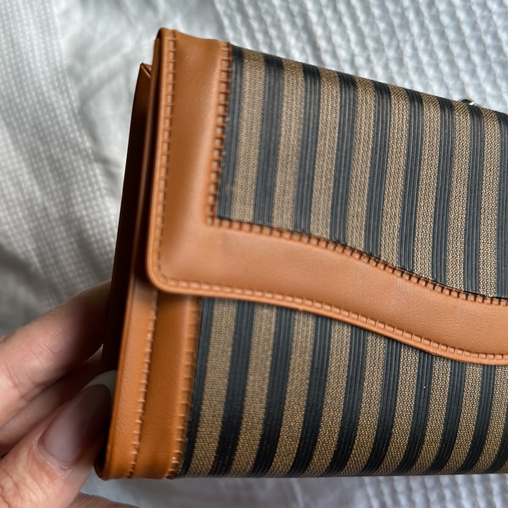 Vintage striped wallet - Picture 2 of 13